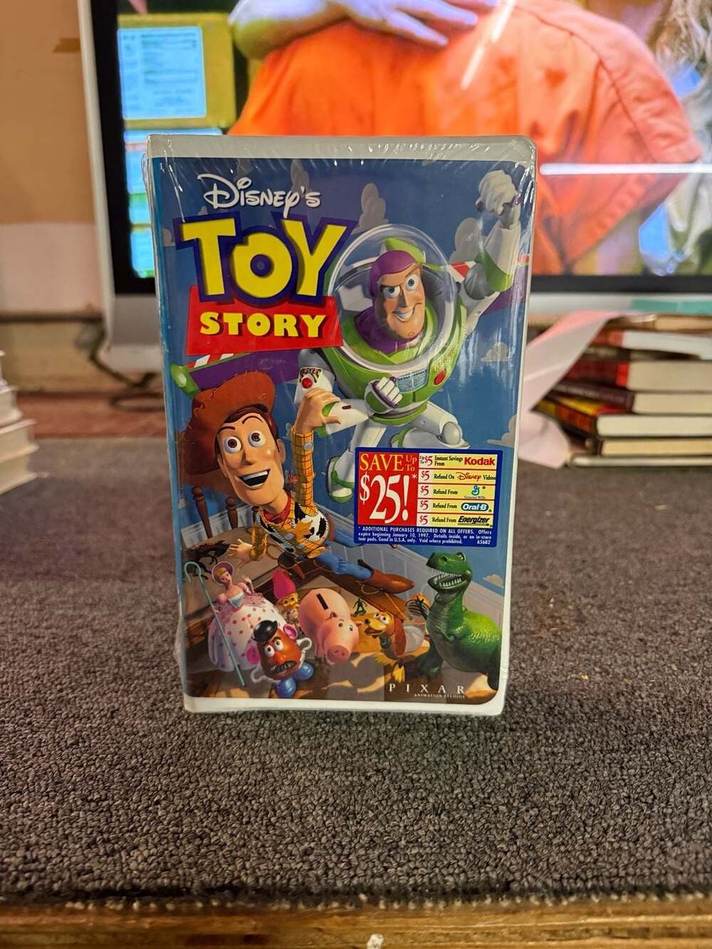 Disney Toy Story VHS Tape 1996 Factory Sealed Pixar Movie